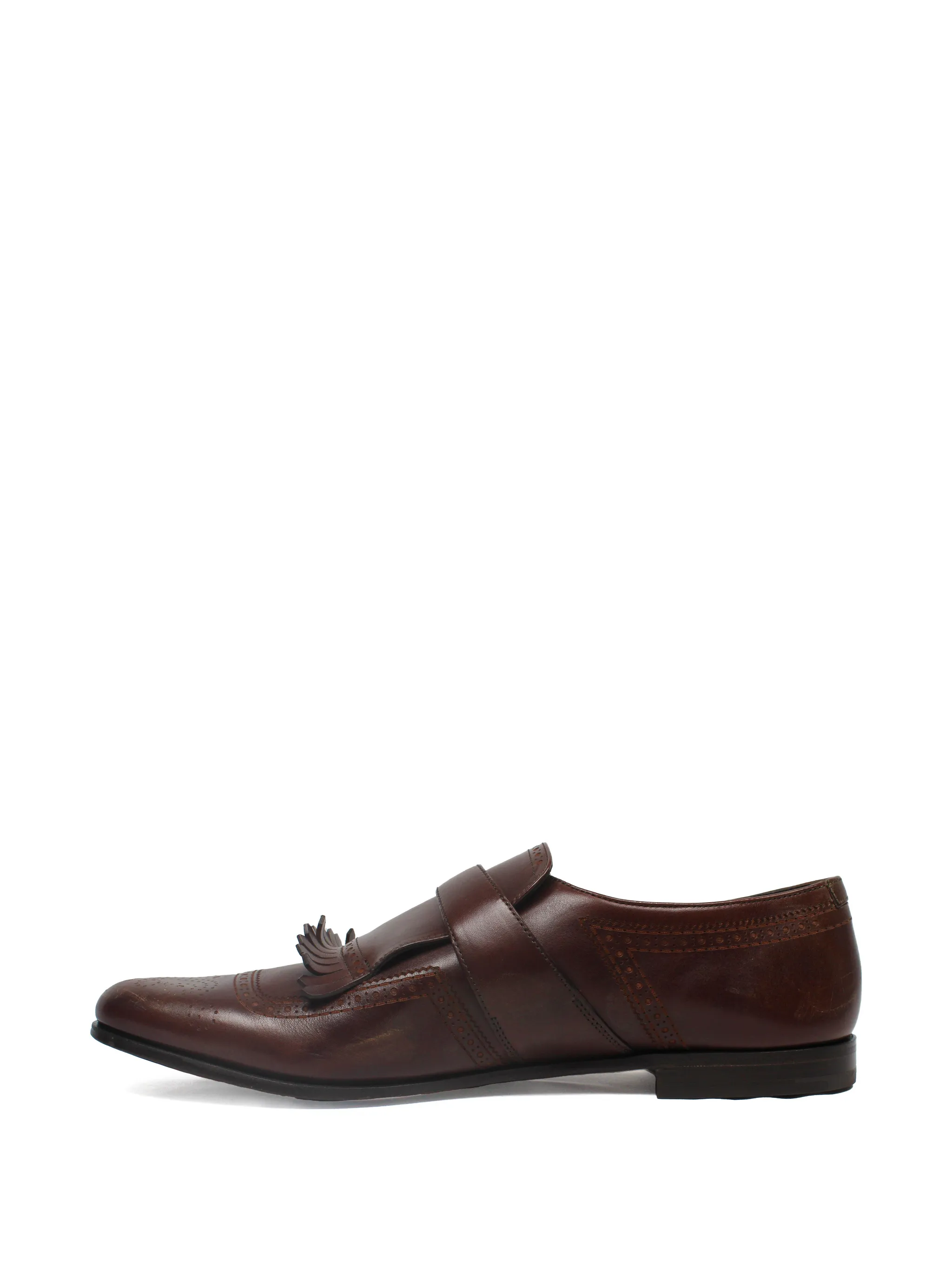 Leather Monk Shoes - Image 4