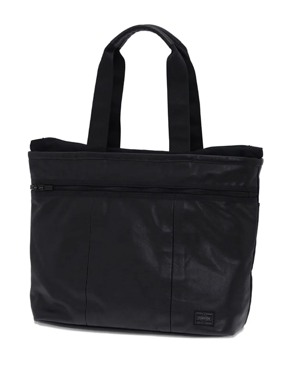 Leather Top-Handles Tote Bag