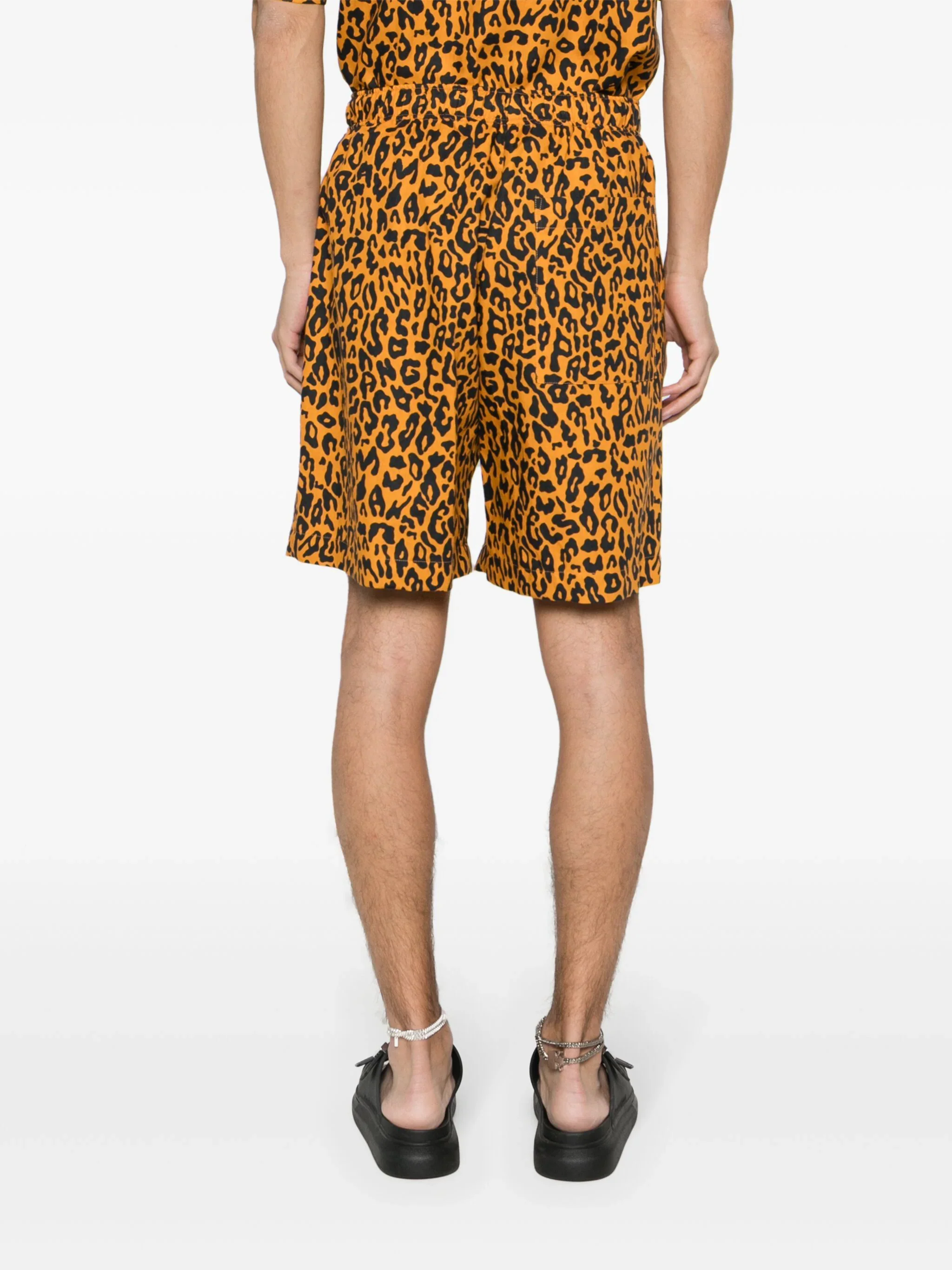 Leopard-Print Poplin Shorts - Image 3