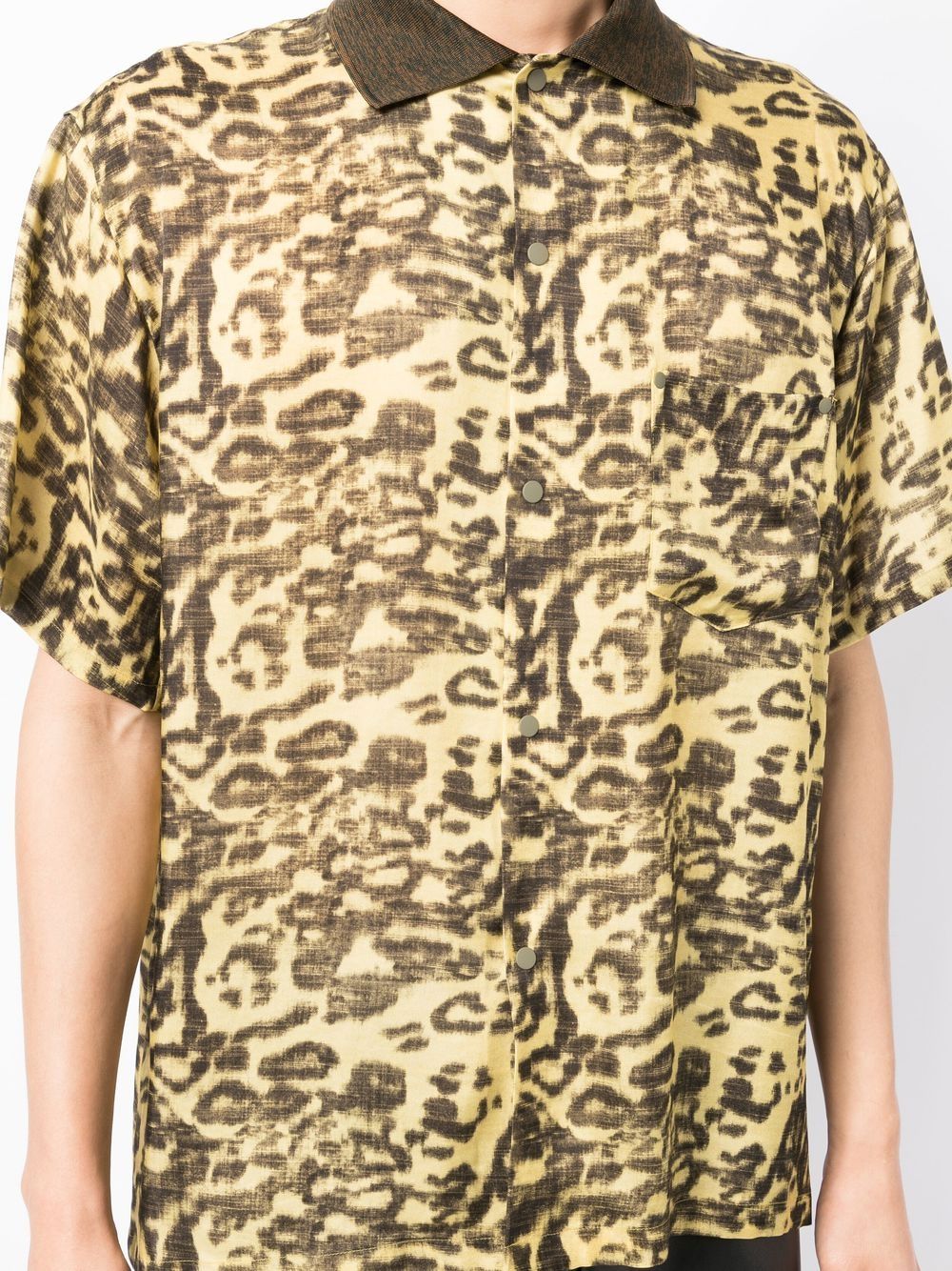 Leopard-Print Short-Sleeved Shirt - Image 5