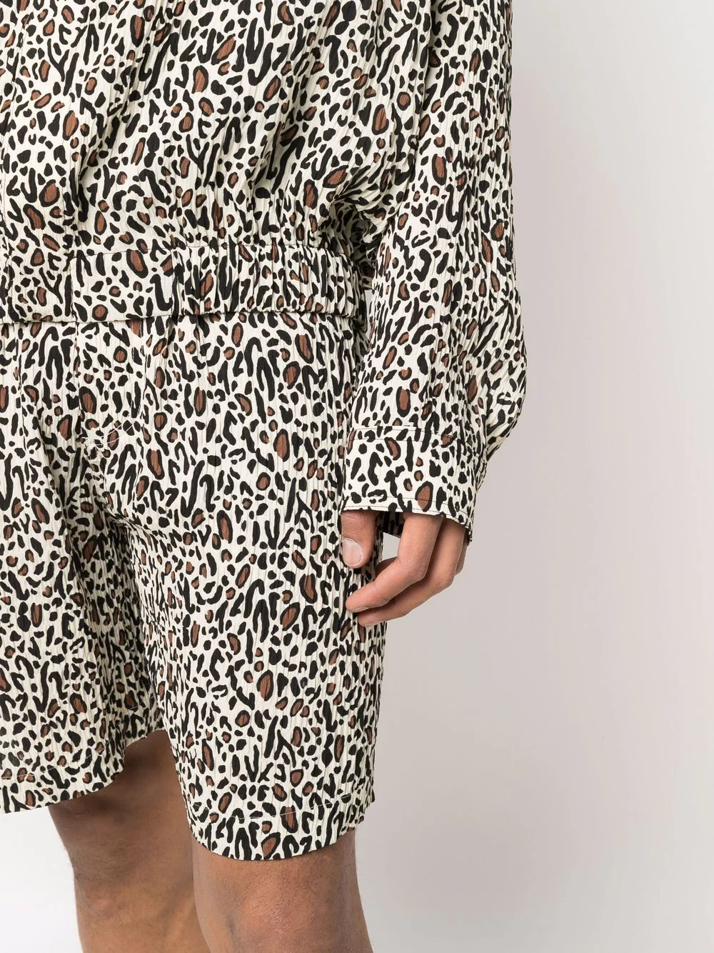 Leopard-Print Track Shorts - Image 4