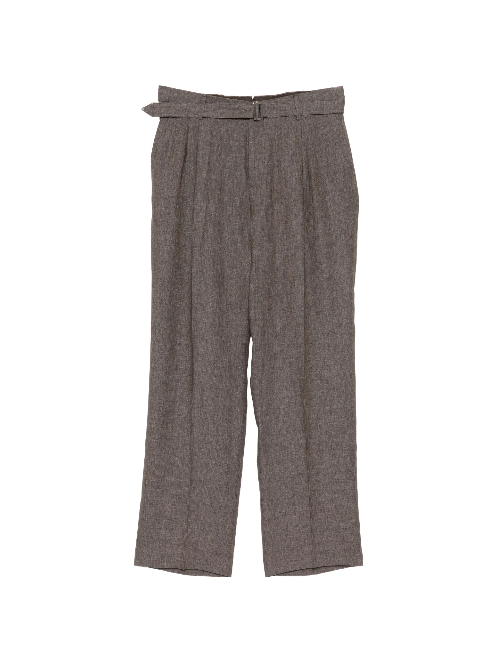 Linen Pleated Trousers