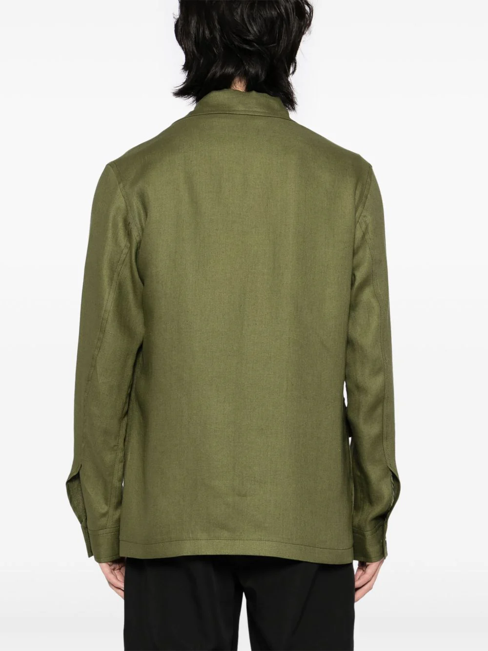 Linen Shirt Jacket - Image 2