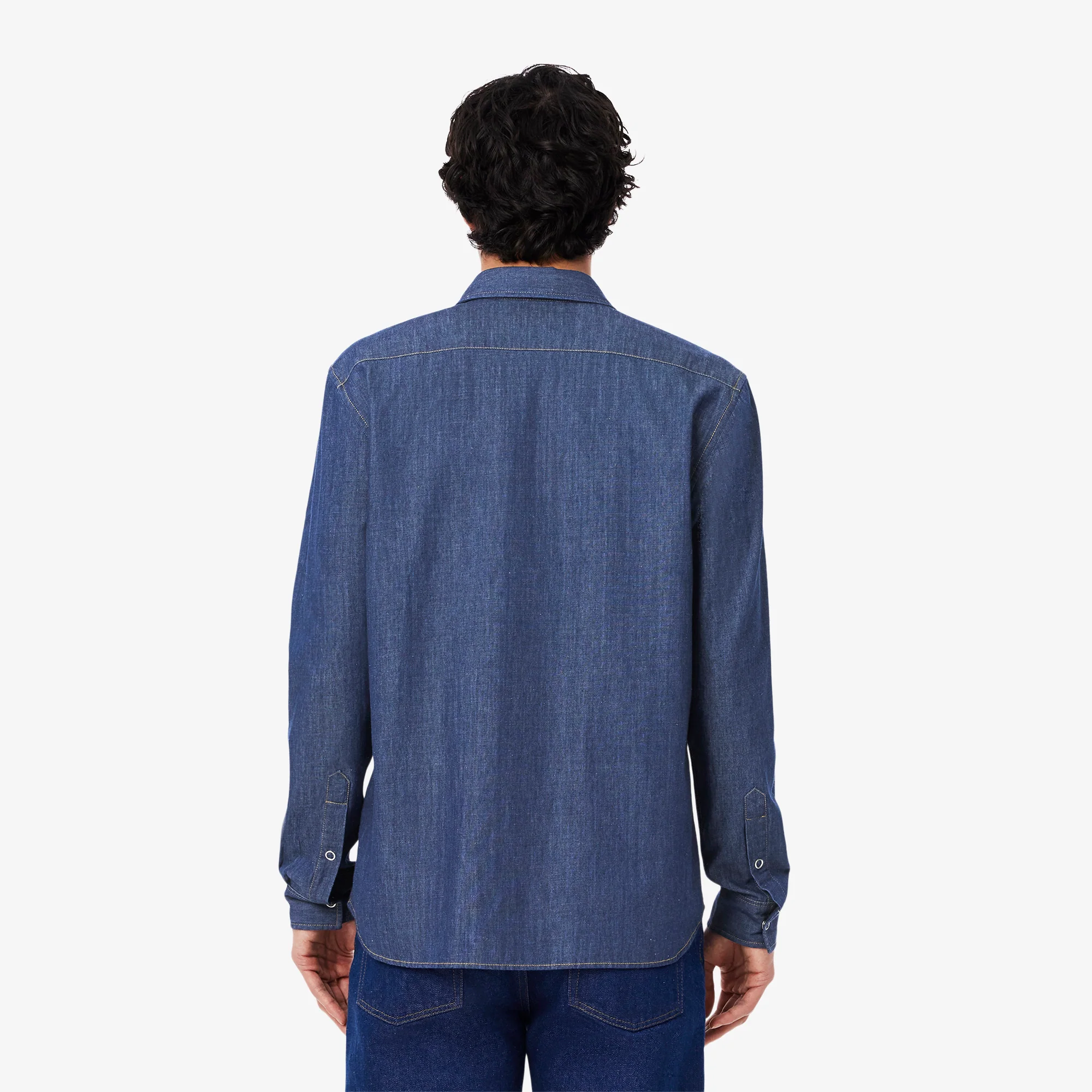 Logo-Appliqué Denim Shirt - Image 3