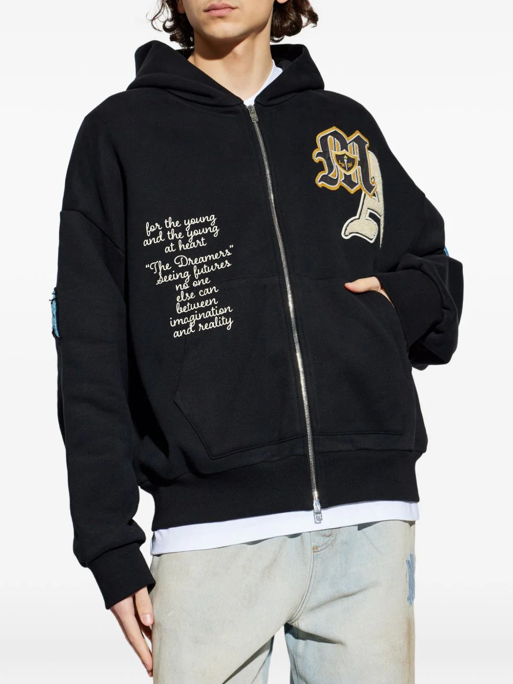 Logo-Appliqué Full-Zip Hoodie - Image 4