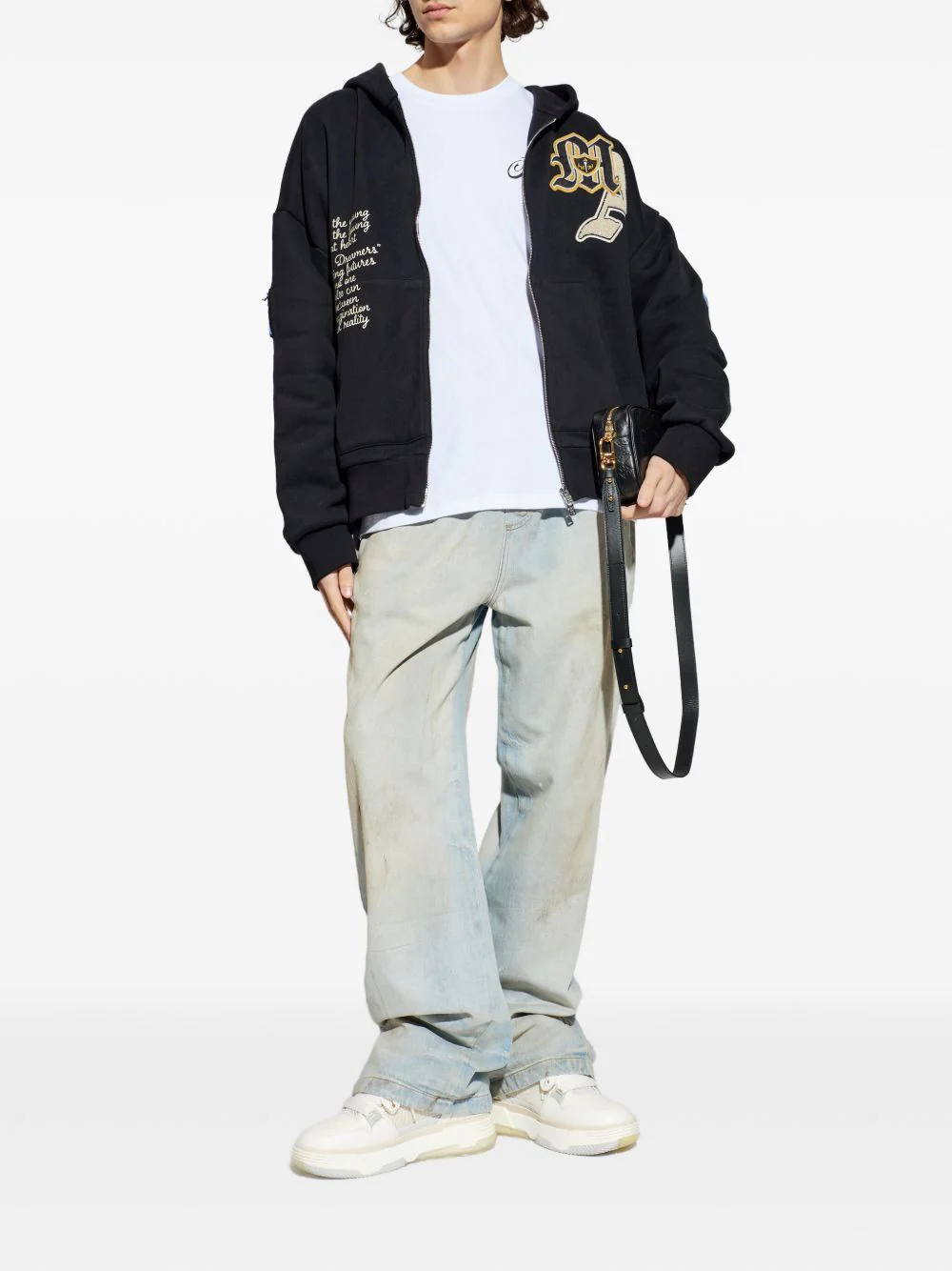 Logo-Appliqué Full-Zip Hoodie - Image 5