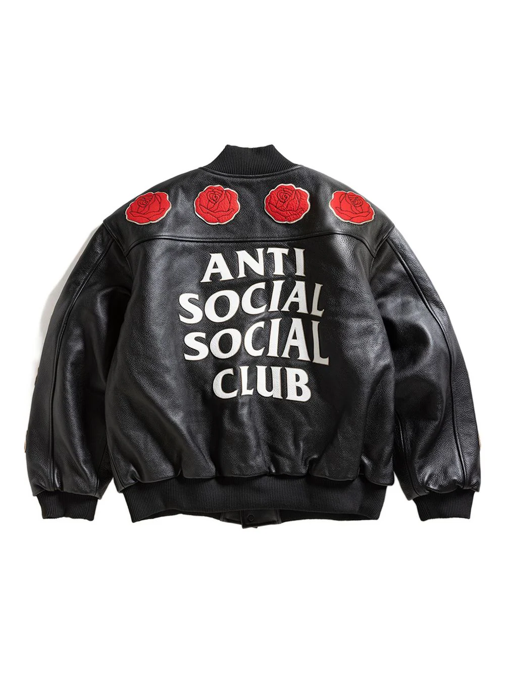 Logo-Detail Leather Jacket - Image 2