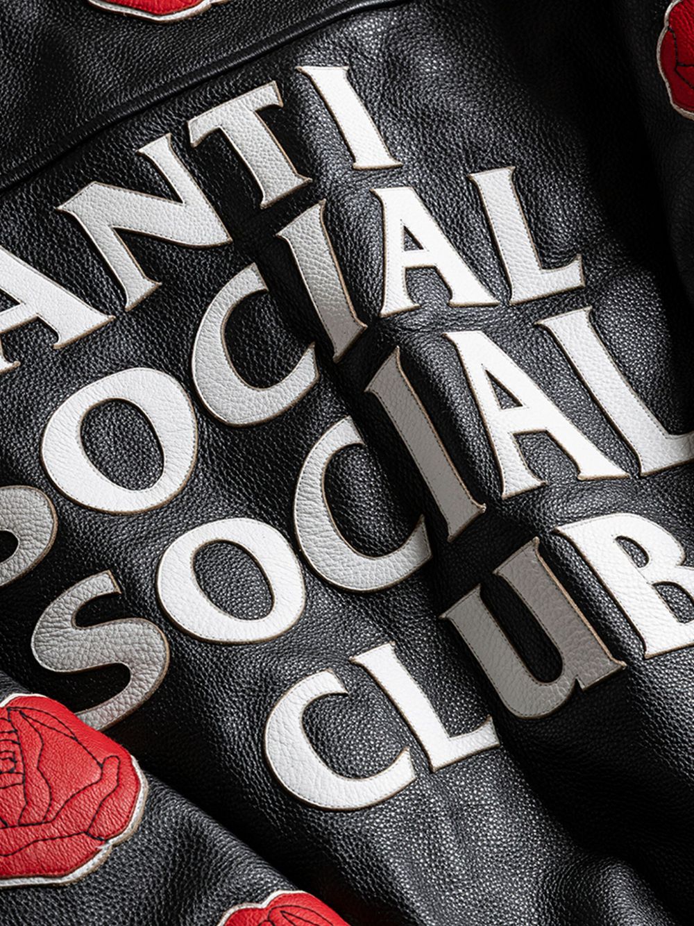 Logo-Detail Leather Jacket - Image 3