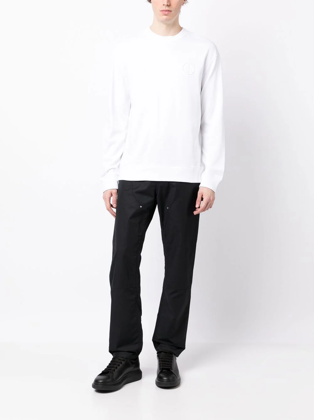 Logo-Detail Long-Sleeve Sweatshirt - Image 4