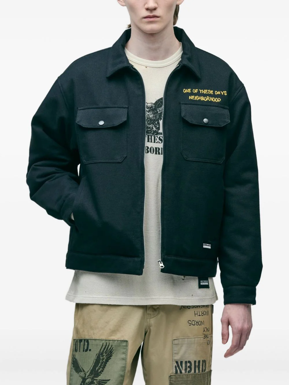 Logo-Detail Zip-Up Jacket - Image 4