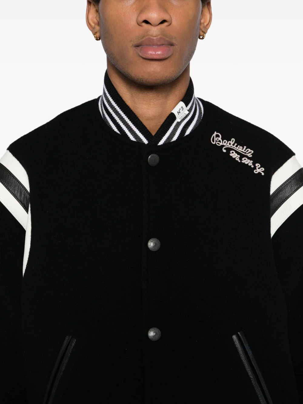Logo-Embroidered Bomber Jacket - Image 3