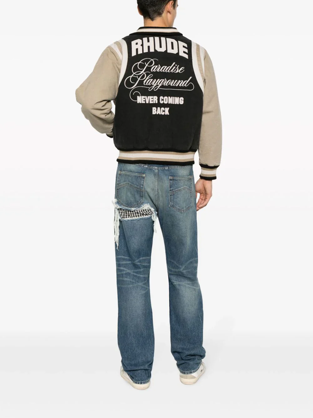 Logo-Embroidered Canvas Bomber Jacket - Image 2