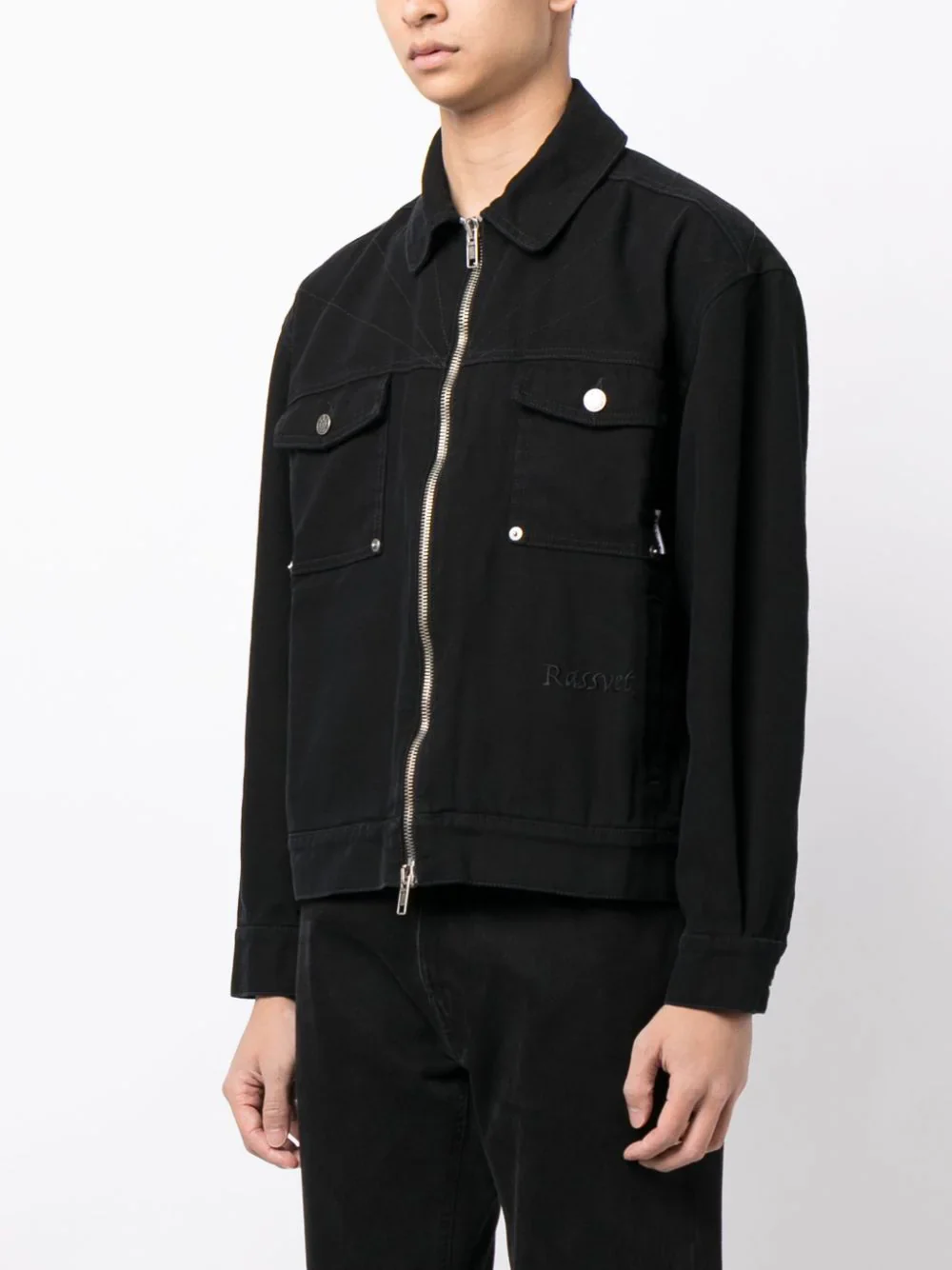 Logo-Embroidered Cotton Jacket - Image 3
