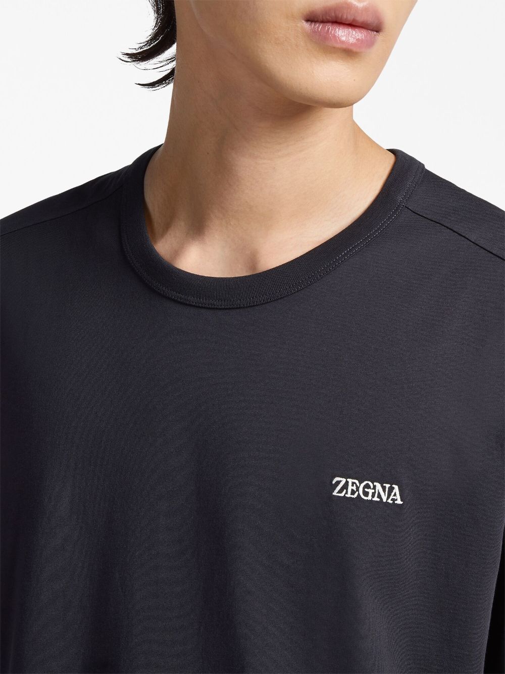 Logo-Embroidered Cotton T-Shirt - Image 4