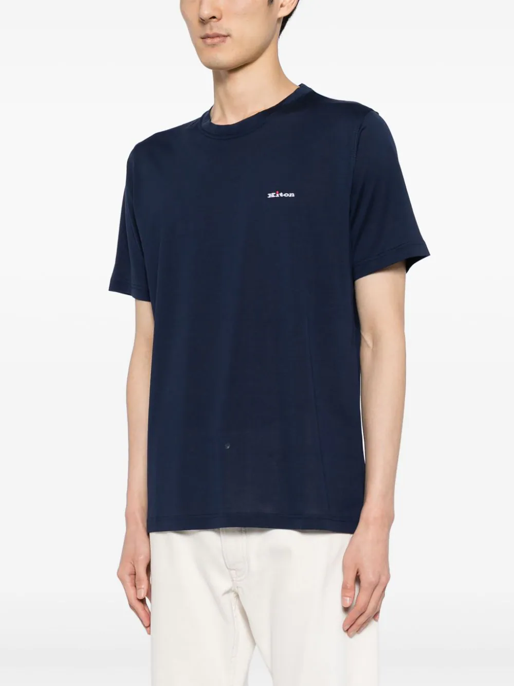 Logo-Embroidered Cotton T-Shirt - Image 3