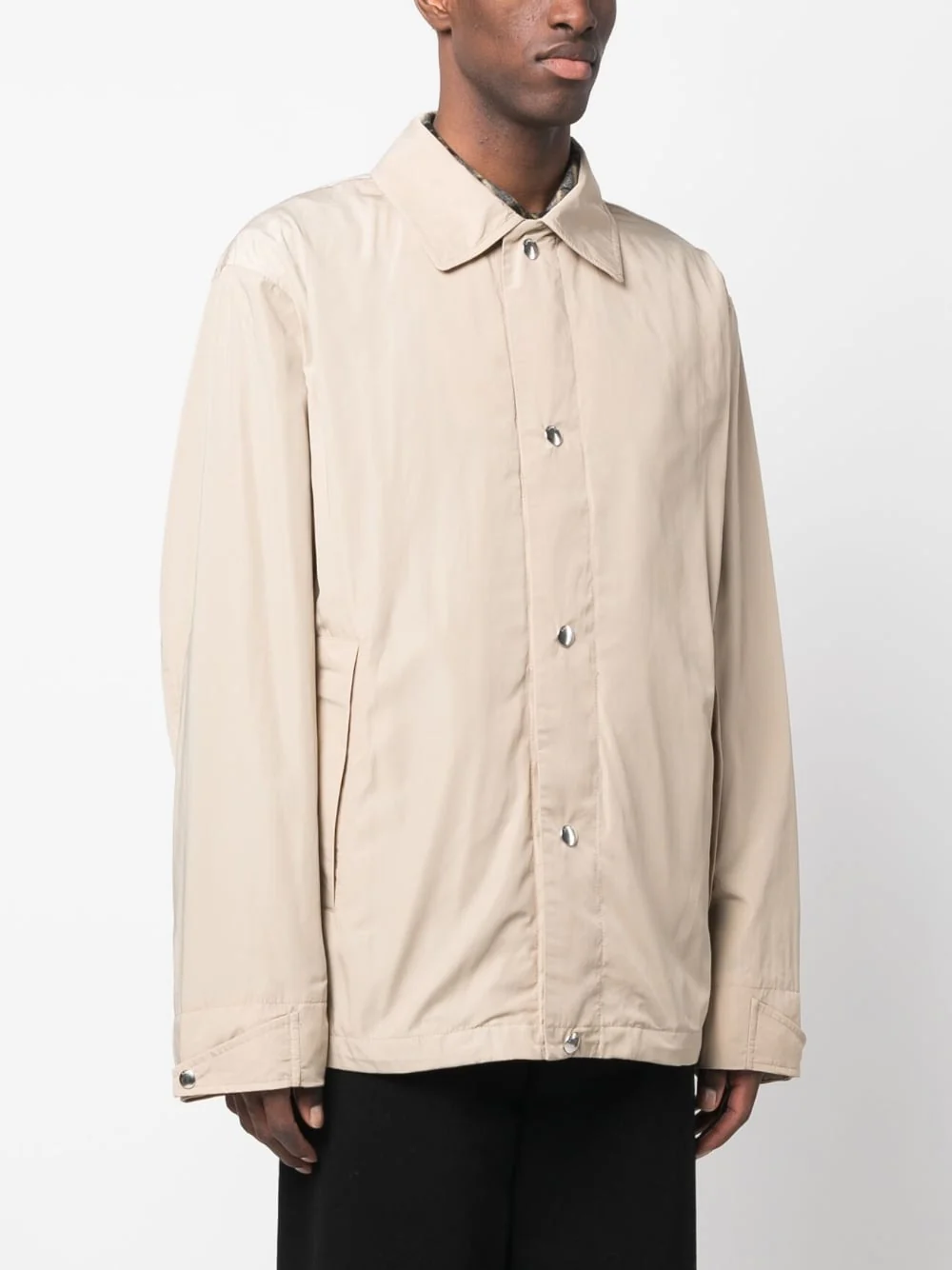 Logo-Embroidered Shirt Jacket - Image 3