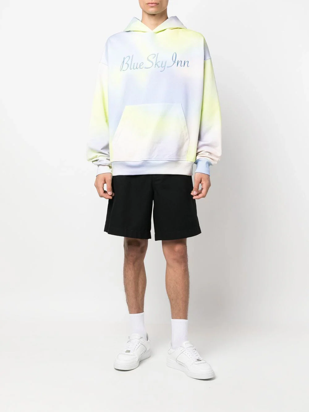 Logo-Embroidered Tie Dye Hoodie - Image 2