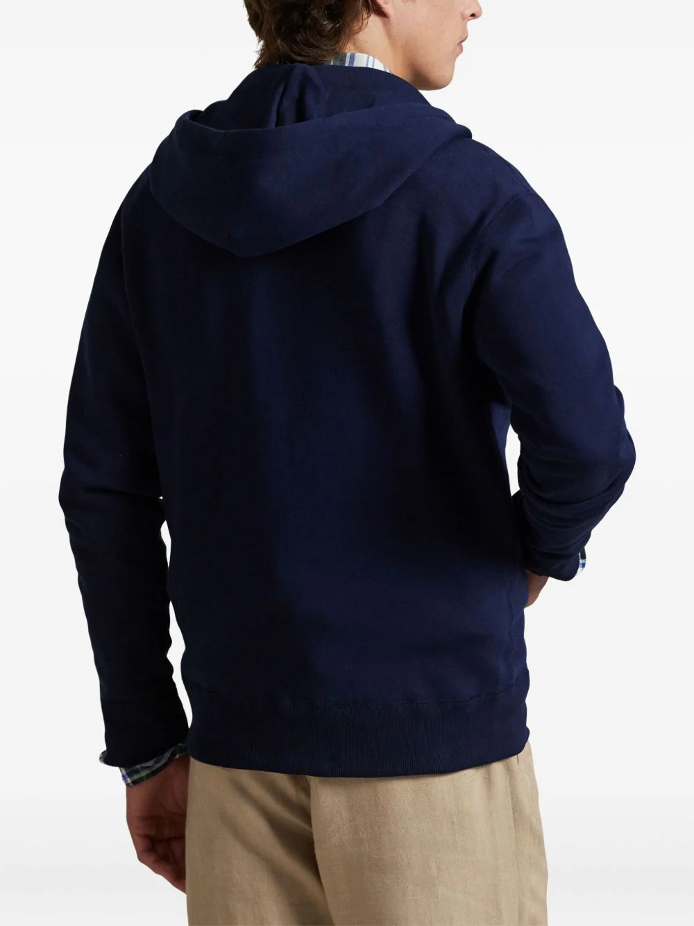 Logo-Embroidered Zip-Up Hoodie - Image 4