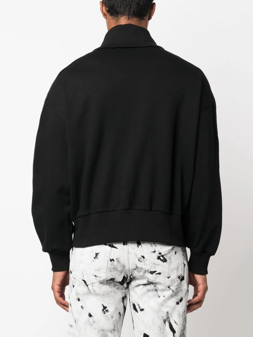 Logo-Embroidered Zip-Up Sweatshirt - Image 2