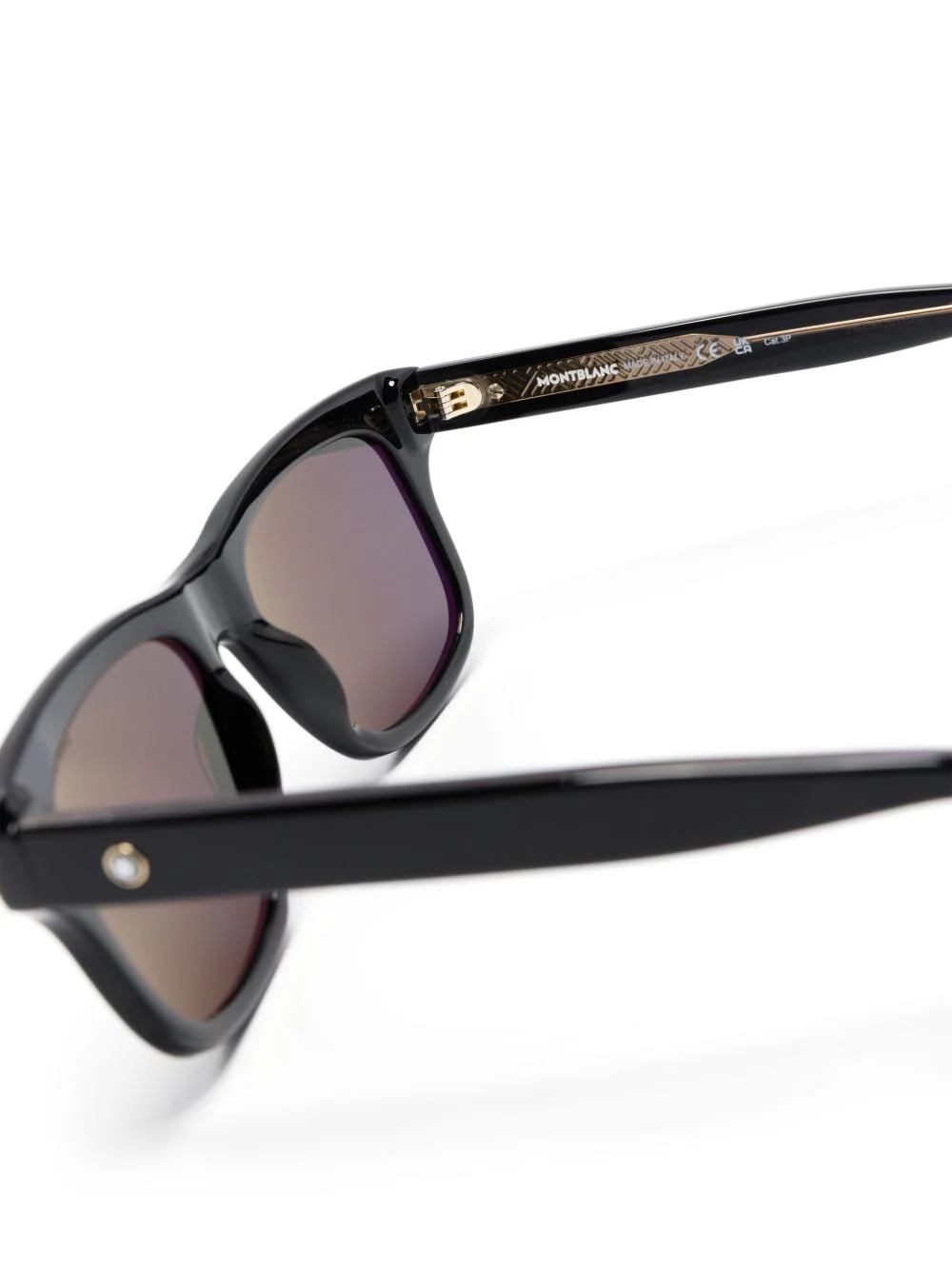 Logo-Engraved Square-Frame Sunglasses - Image 2
