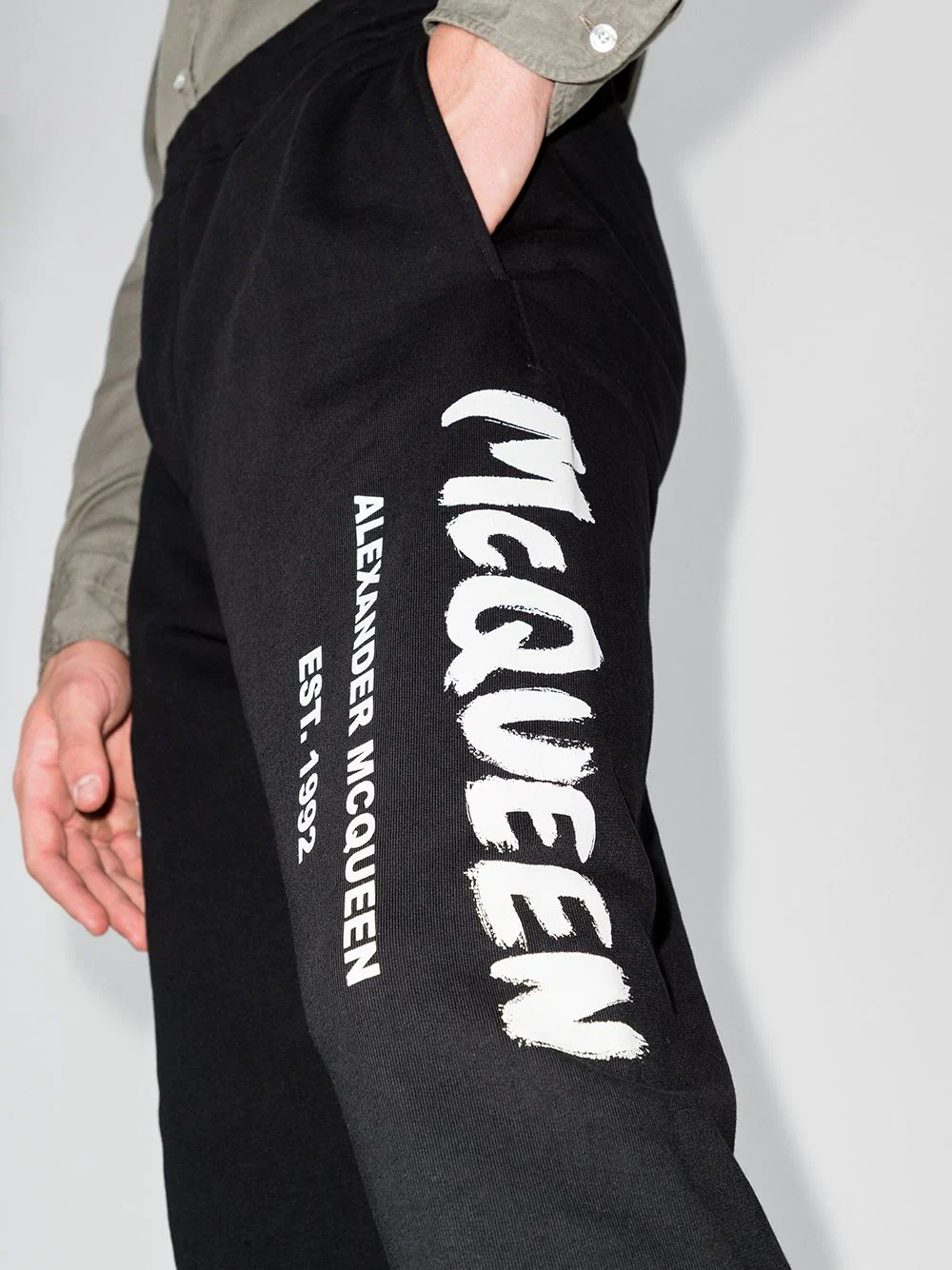 Logo Graffiti Print Track Pants - Image 4