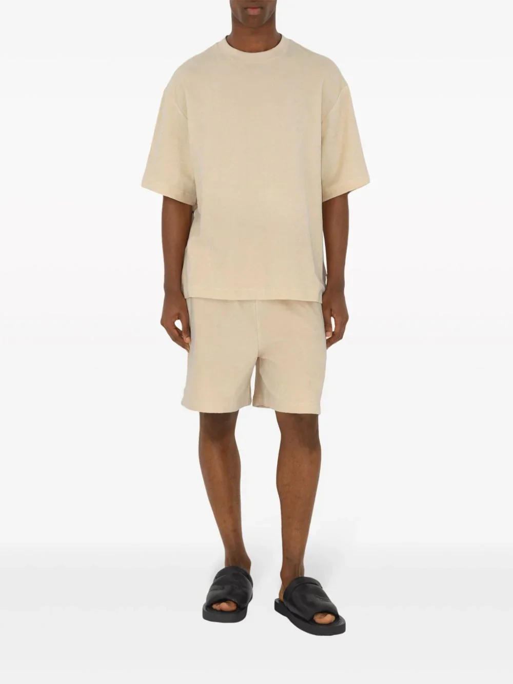 Logo-Jacquard Towelling-Finish T-Shirt - Image 2