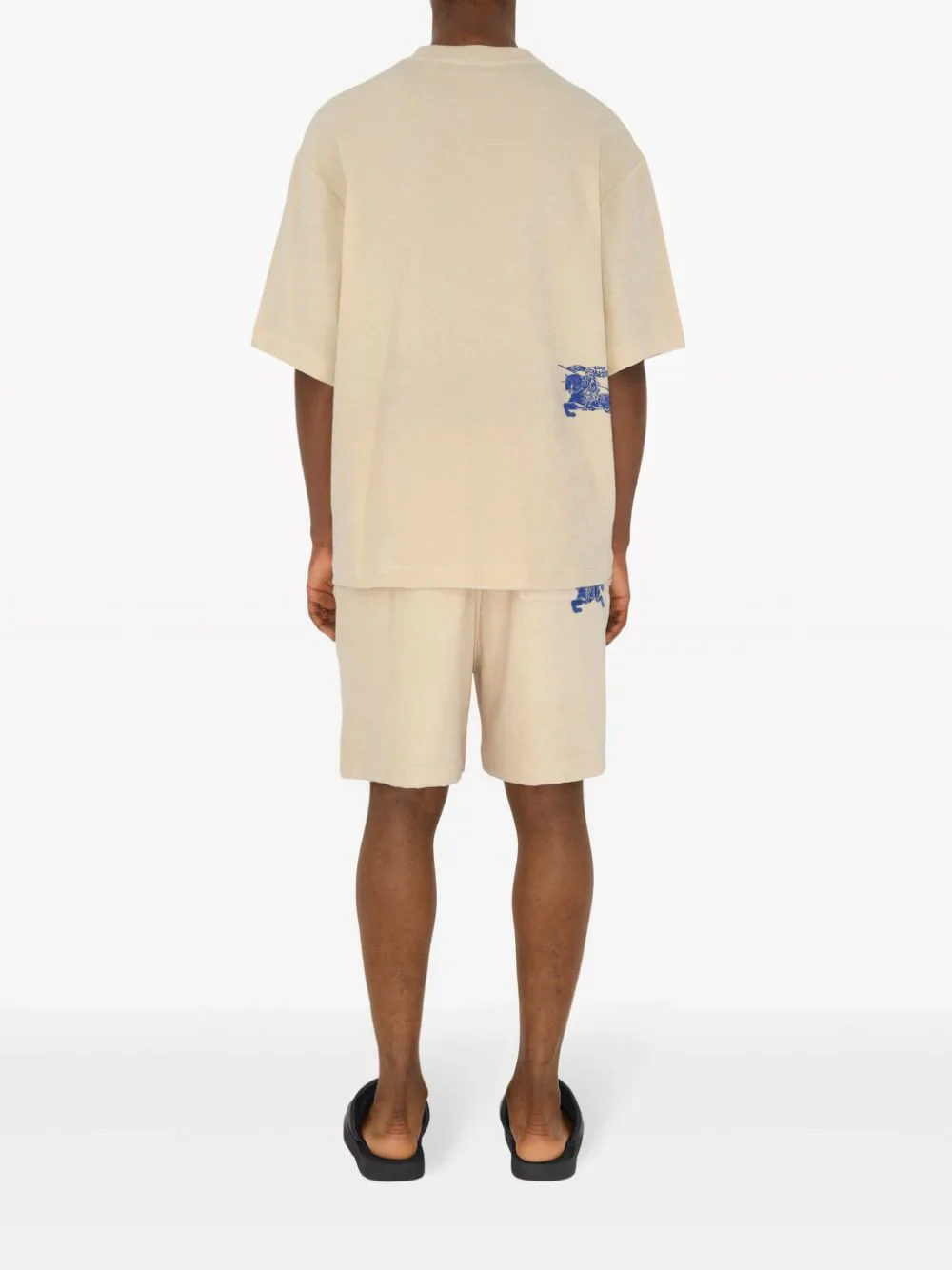 Logo-Jacquard Towelling-Finish T-Shirt - Image 3