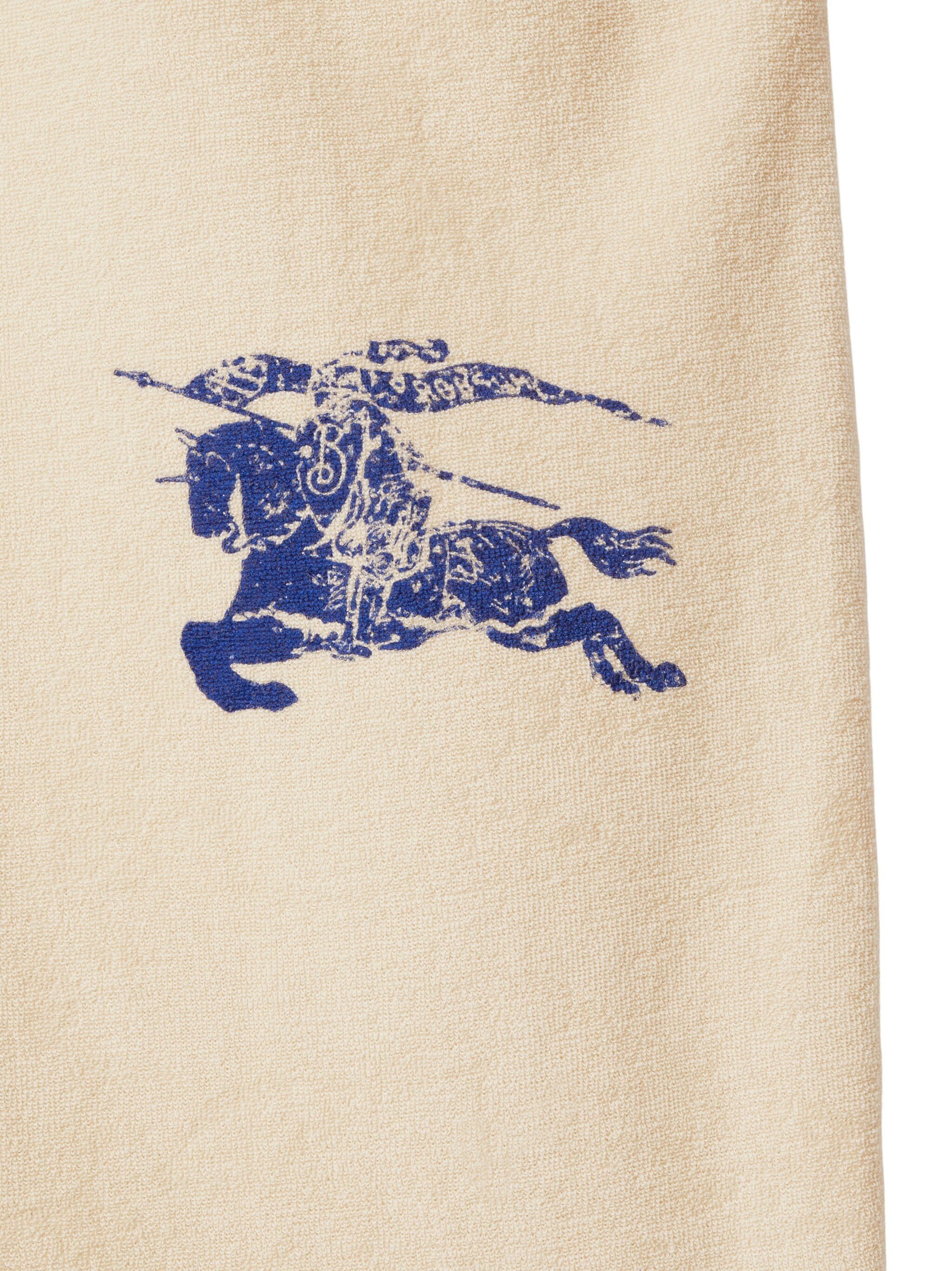 Logo-Jacquard Towelling-Finish T-Shirt - Image 4