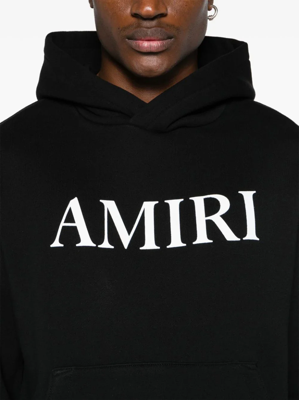 Logo-Lettering Cotton Hoodie - Image 4