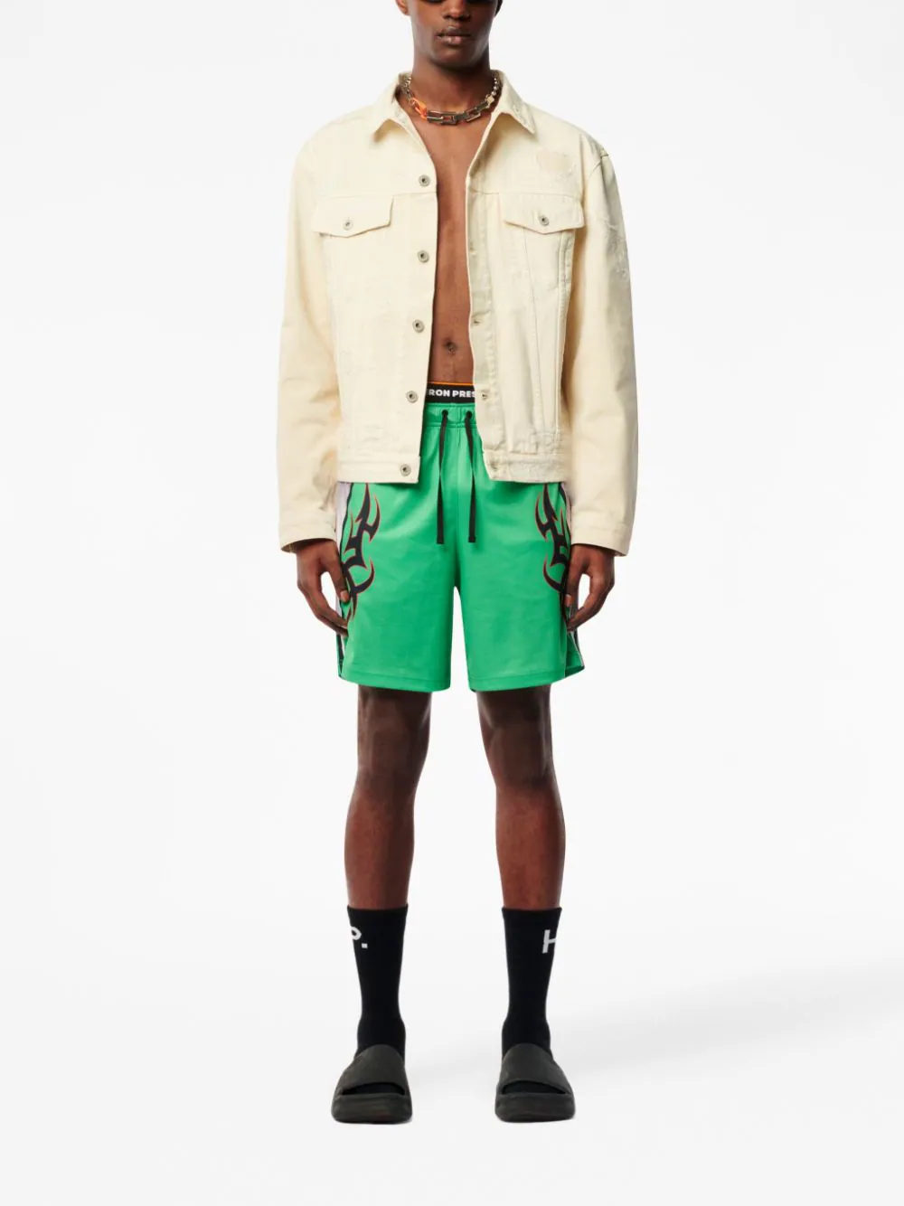 Logo-Patch Cotton Jacket - Image 2