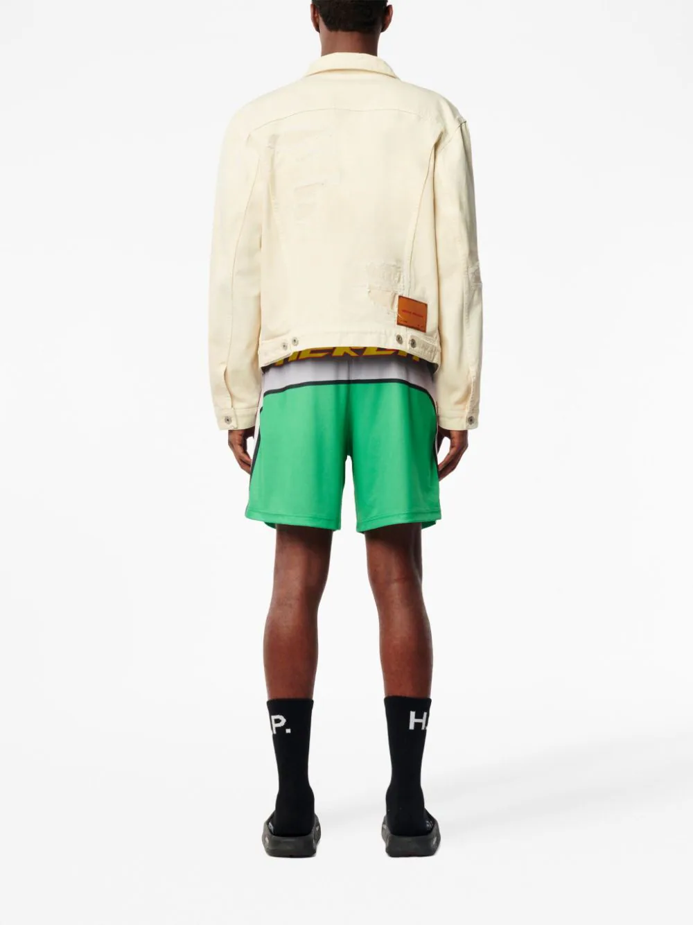Logo-Patch Cotton Jacket - Image 4