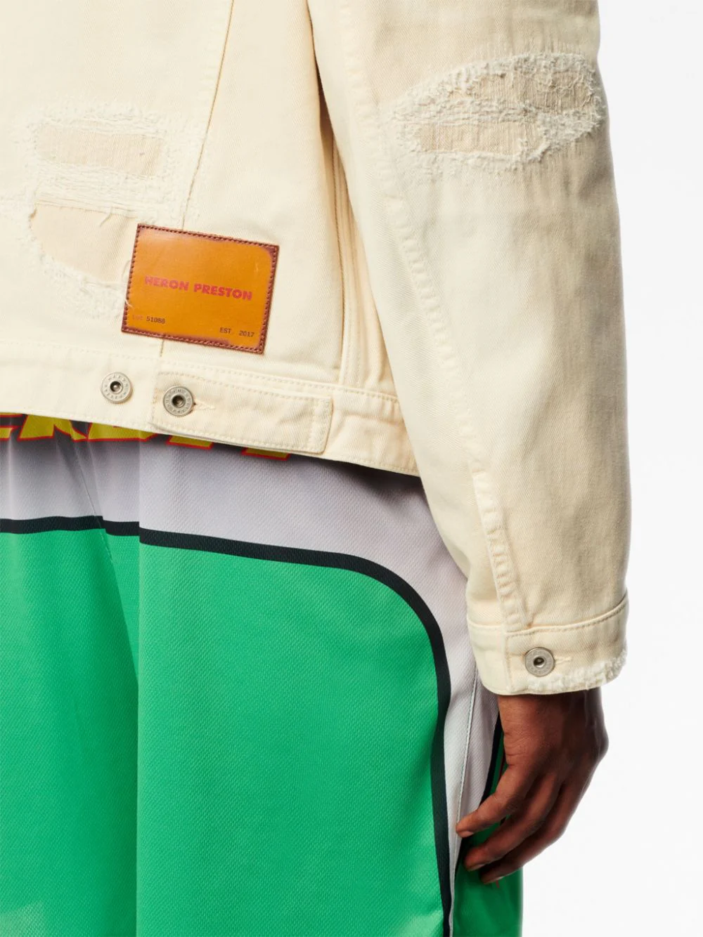 Logo-Patch Cotton Jacket - Image 5