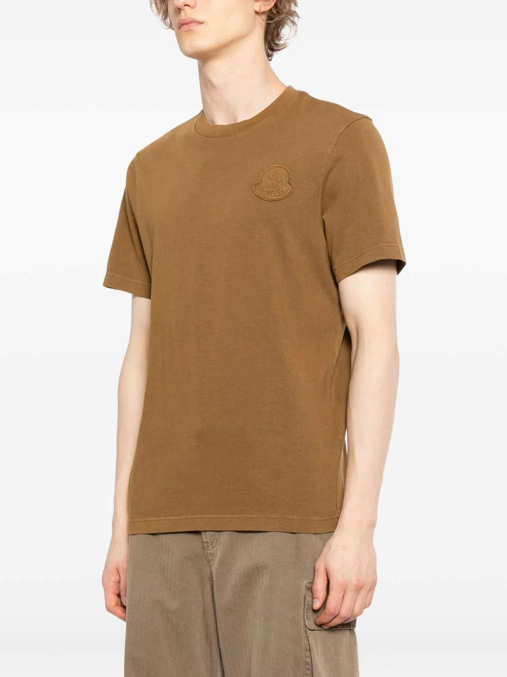 Logo Patch Cotton T-Shirt - Image 5