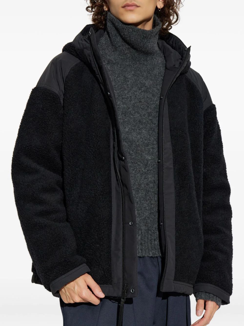 Logo-Patch Fleece Jacket - Image 2