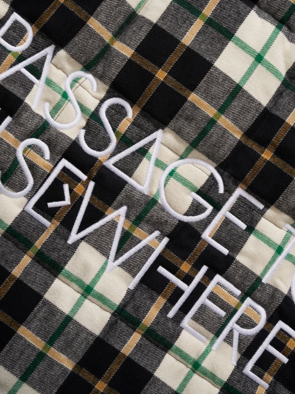Logo Patch Plaid Shirt - Image 3