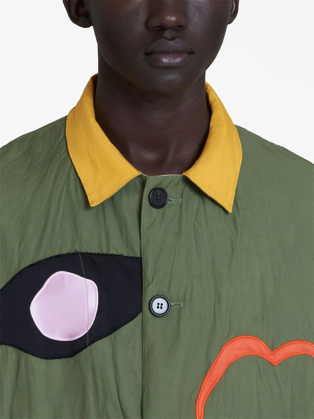 Logo-Patch Shirt Jacket - Image 4