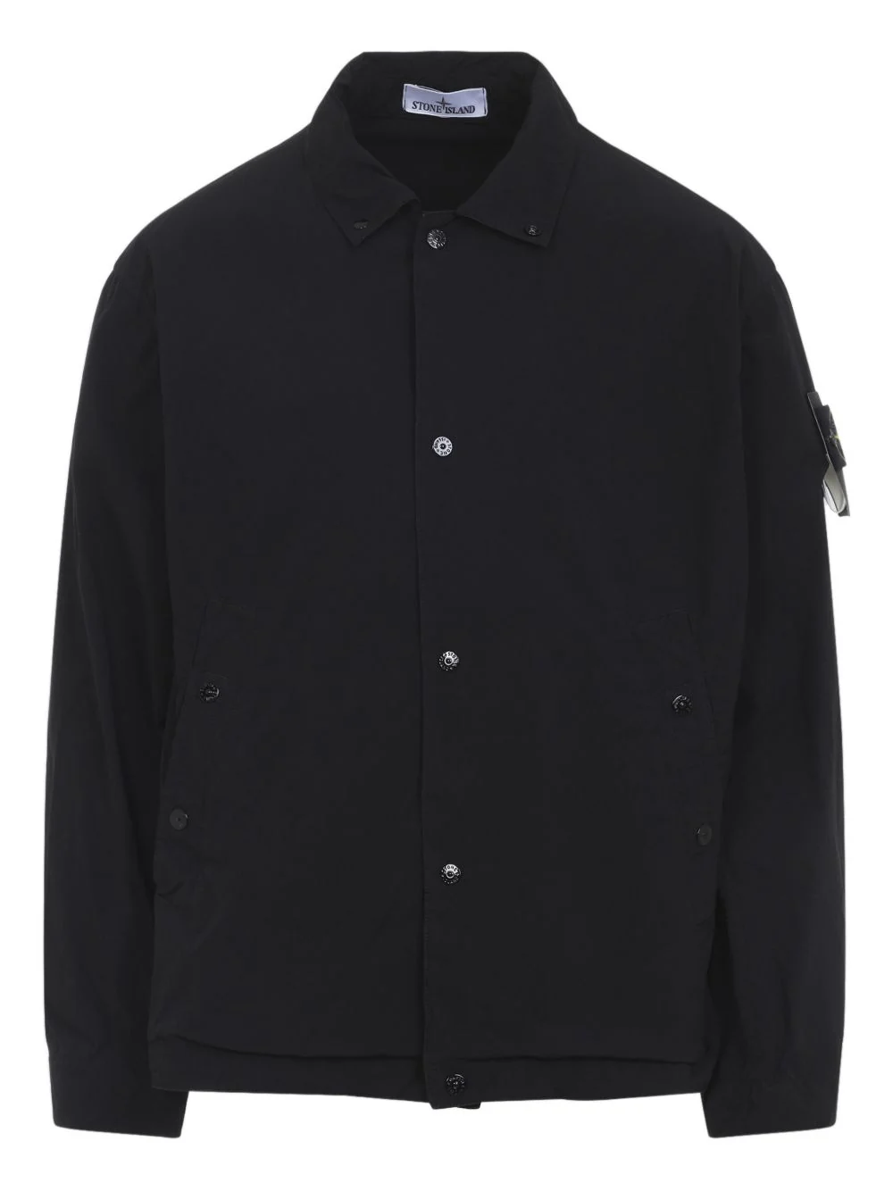 Logo-Patch Shirt Jacket