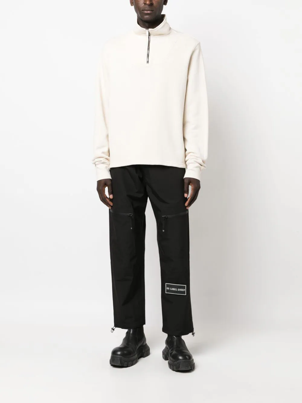 Logo-Patch Straight-Leg Trousers - Image 6