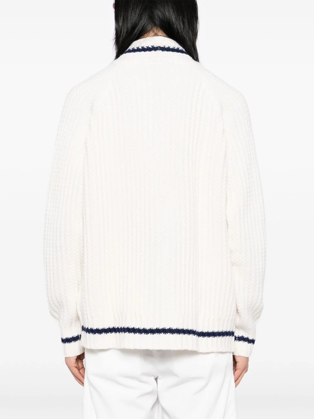 Logo Patched Cardigan - Image 3