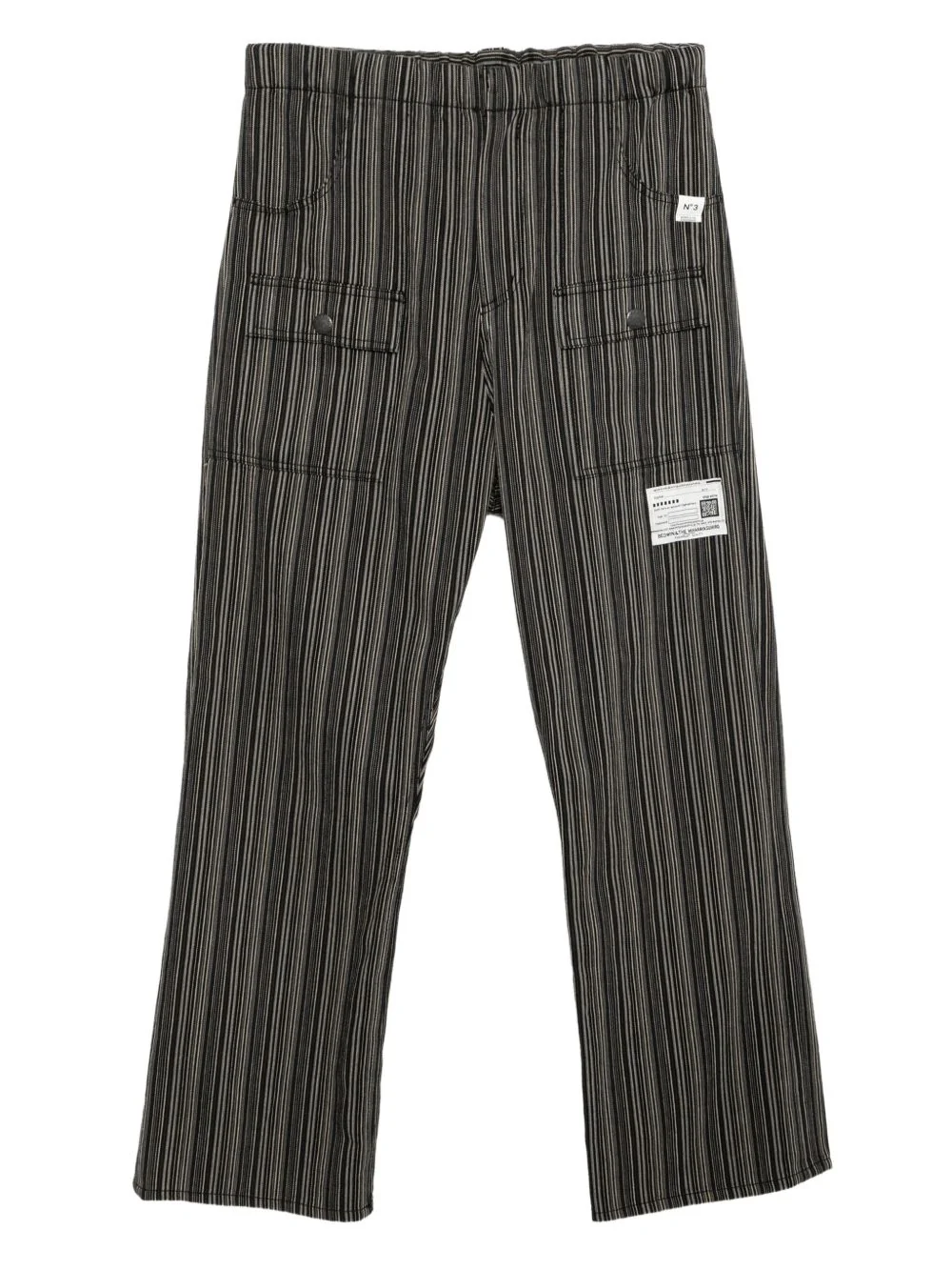 Logo-Patched Straight-Leg Pants