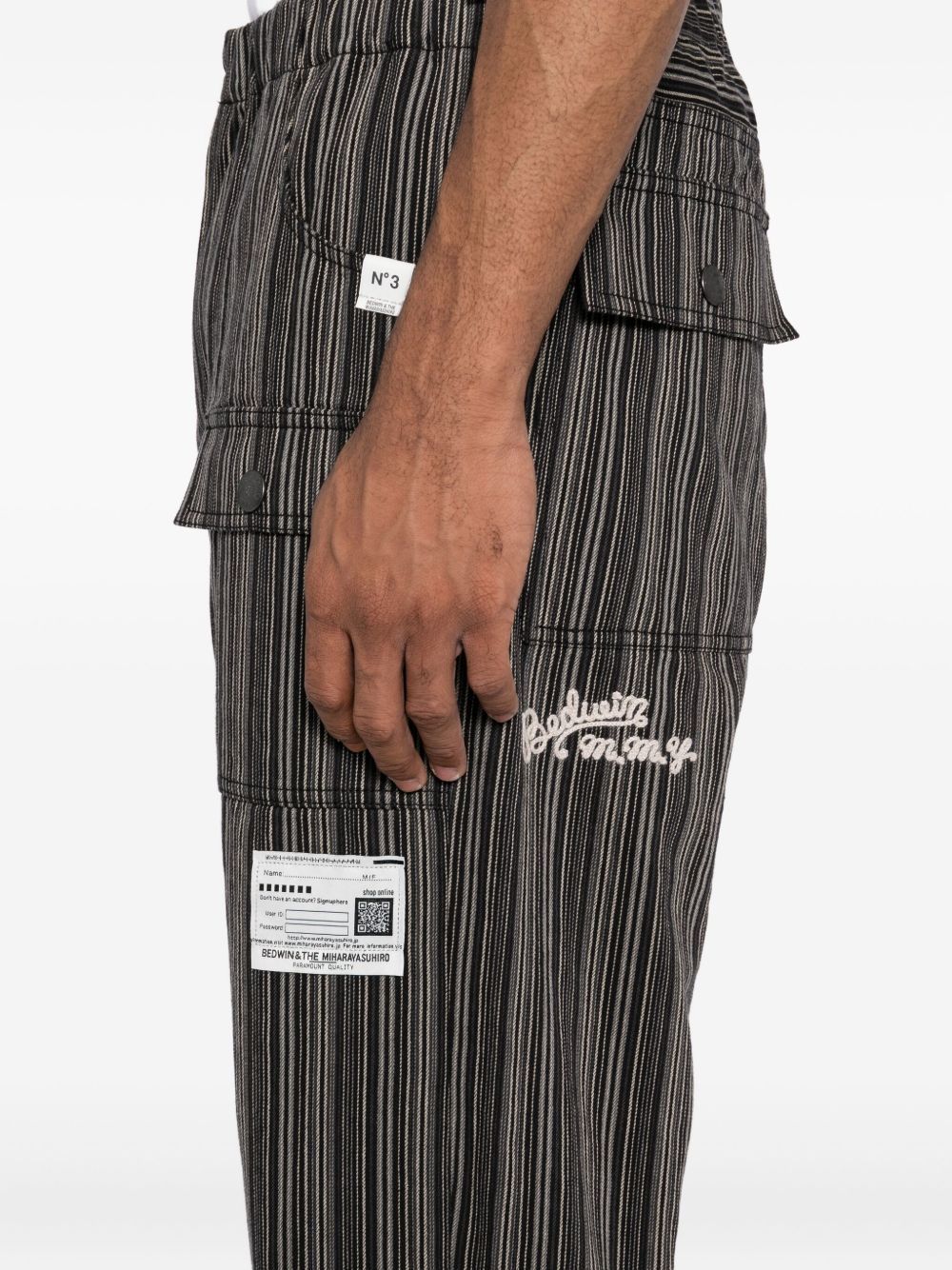 Logo-Patched Straight-Leg Pants - Image 3
