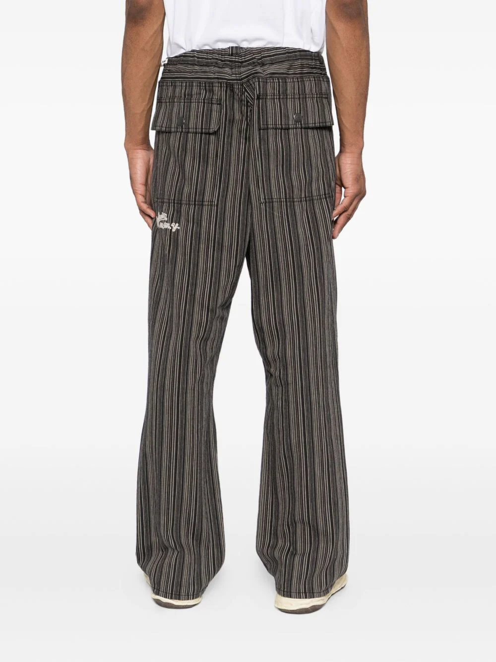 Logo-Patched Straight-Leg Pants - Image 4