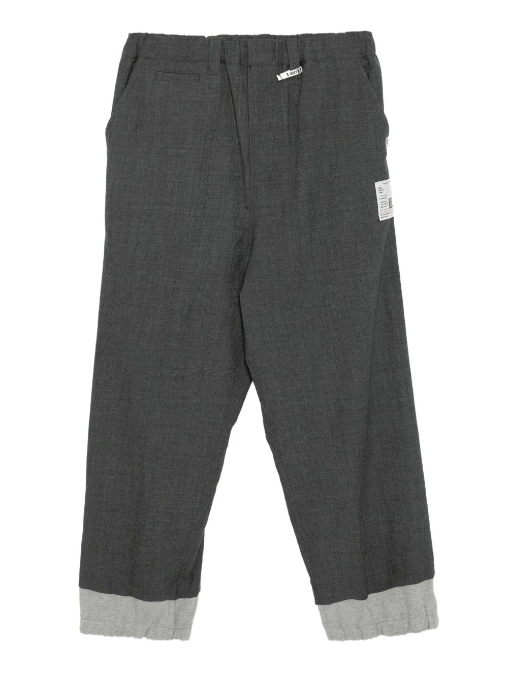 Logo-Patched Tapered-Leg Trousers