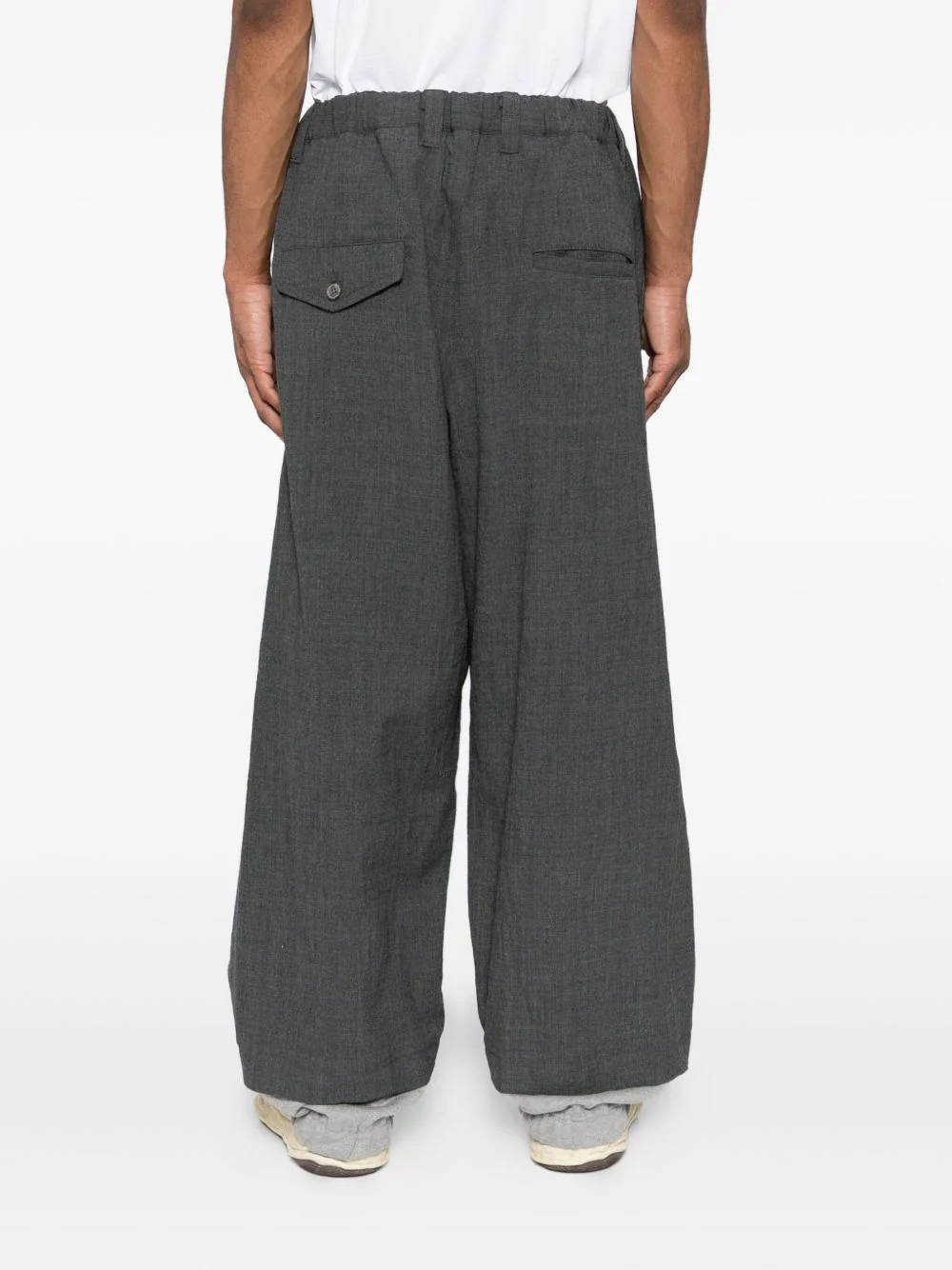 Logo-Patched Tapered-Leg Trousers - Image 4
