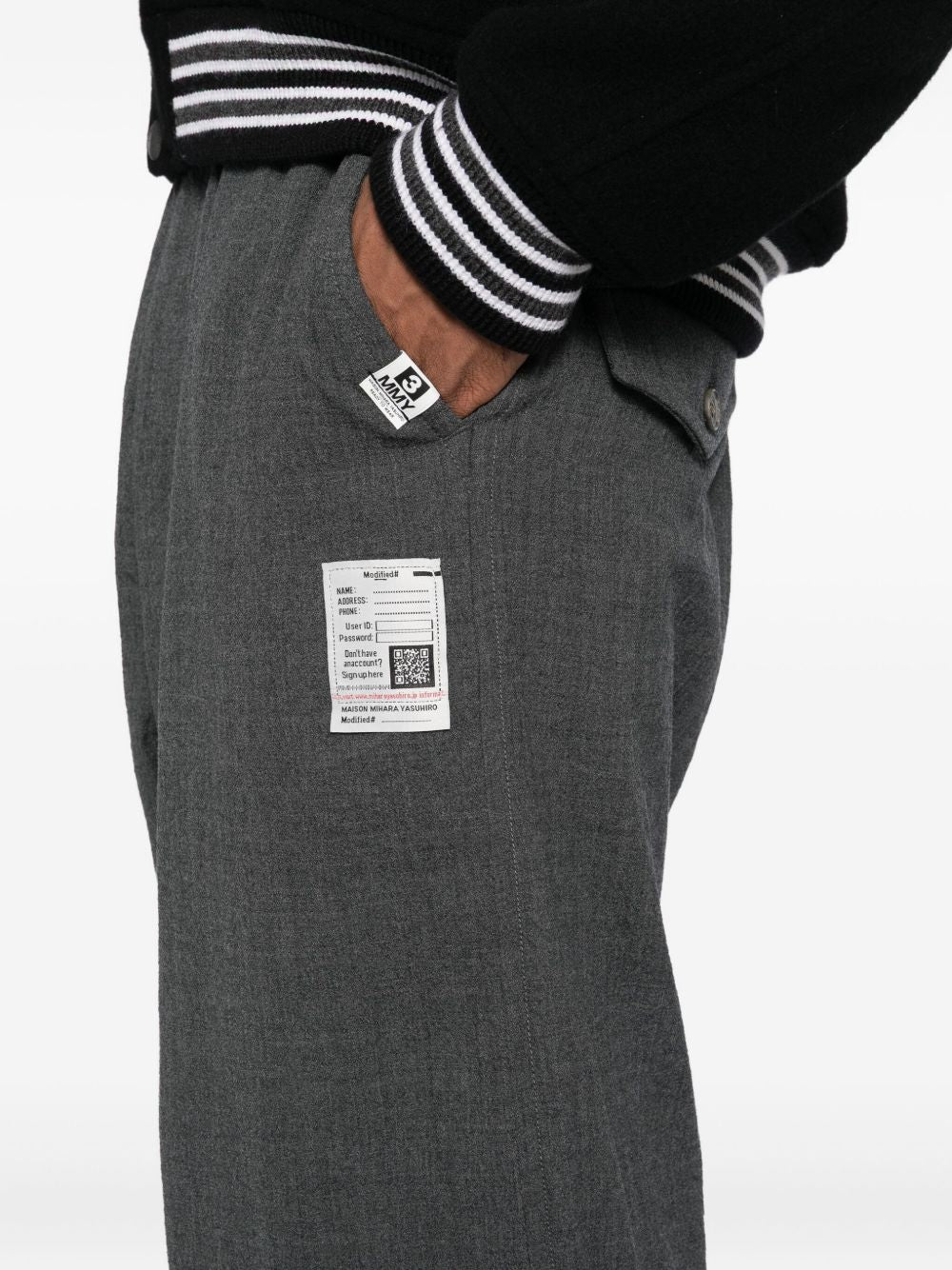 Logo-Patched Tapered-Leg Trousers - Image 5