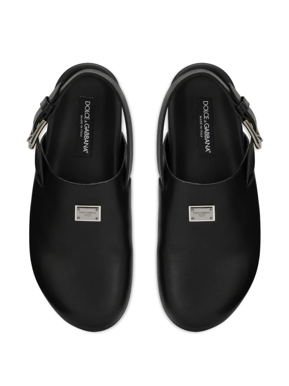 Logo-Plaque Buckled Leather Sandals - Image 2