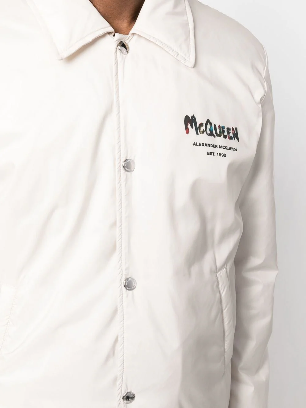 Logo-Print Bomber Jacket - Image 4