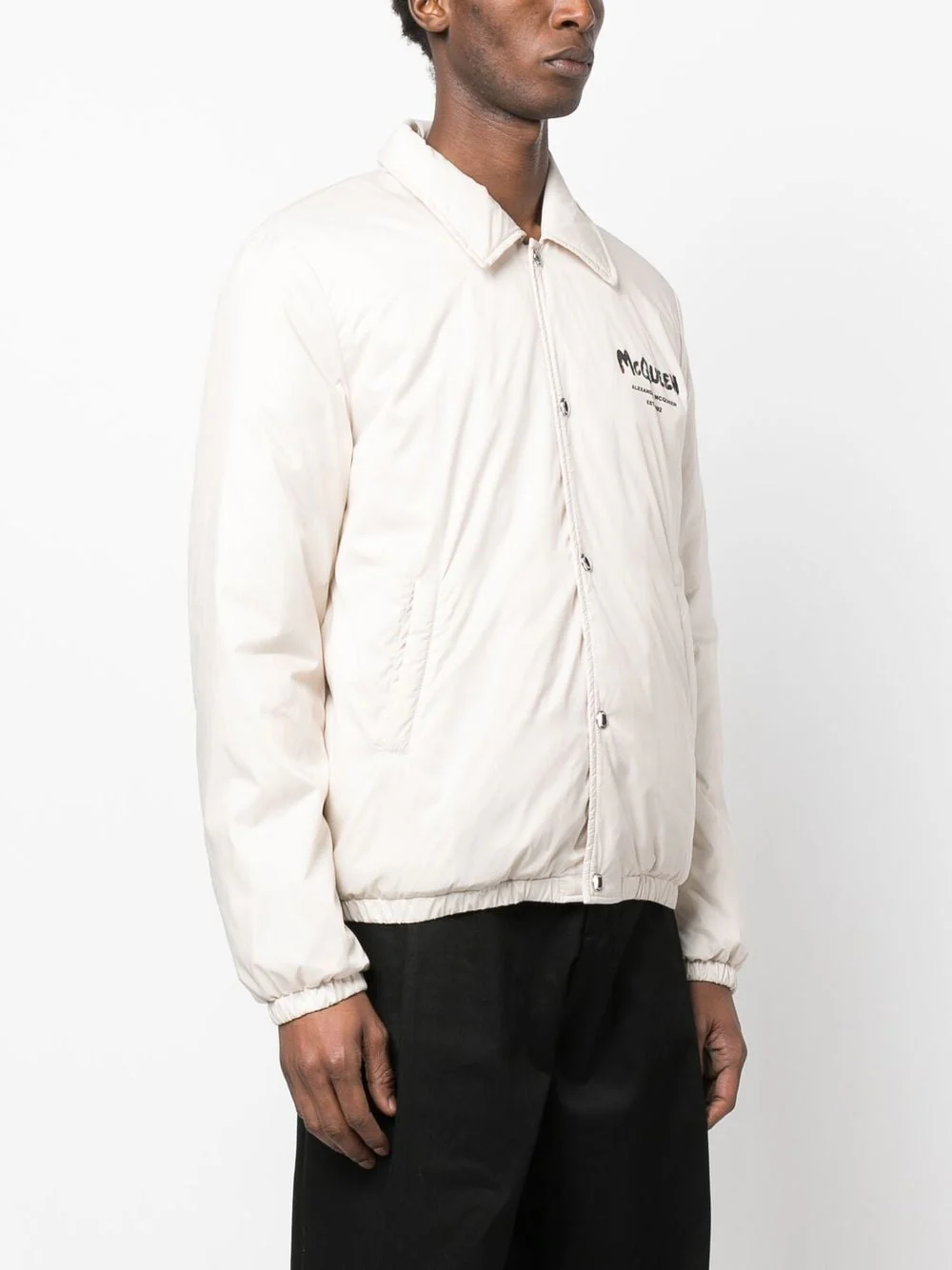Logo-Print Bomber Jacket - Image 5
