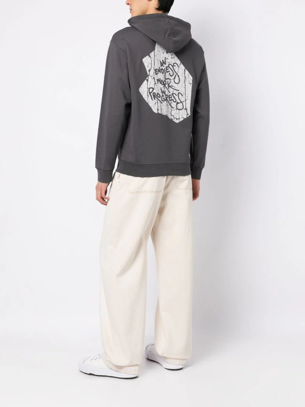 Logo-Print Cotton Hoodie - Image 3