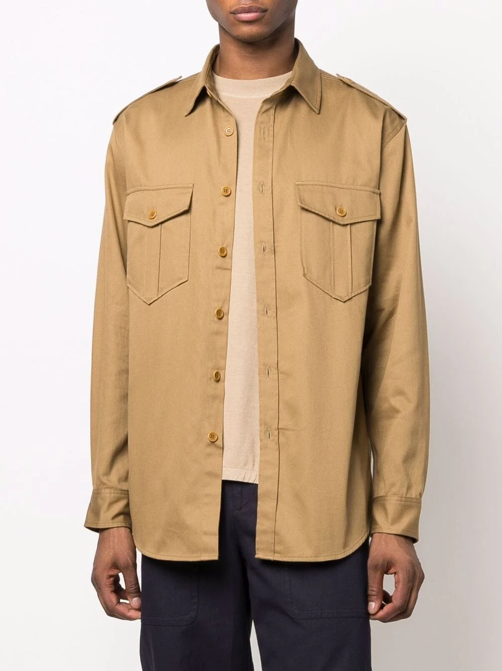 Logo-Print Cotton Shirt - Image 2